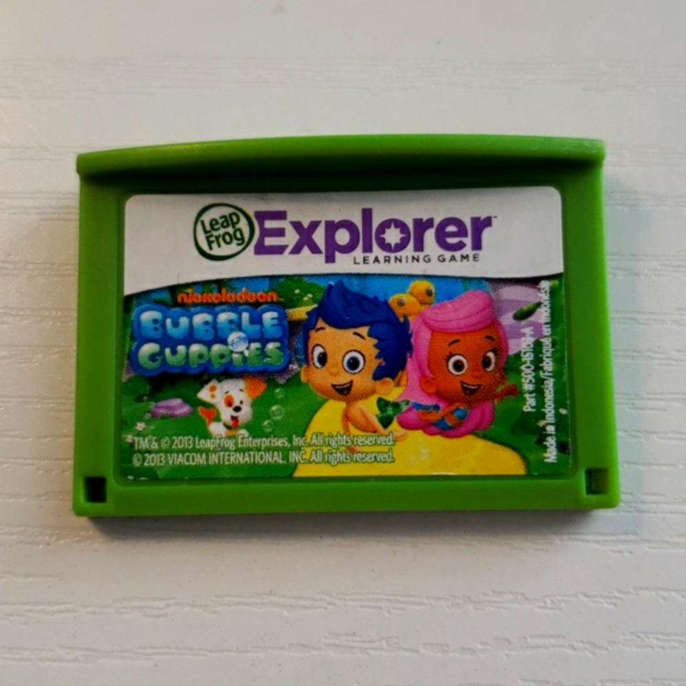 Leap Frog Explorer Game Bubble Guppies